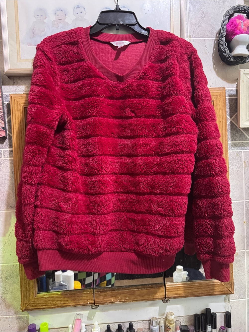 No boundaries fluffy sweater